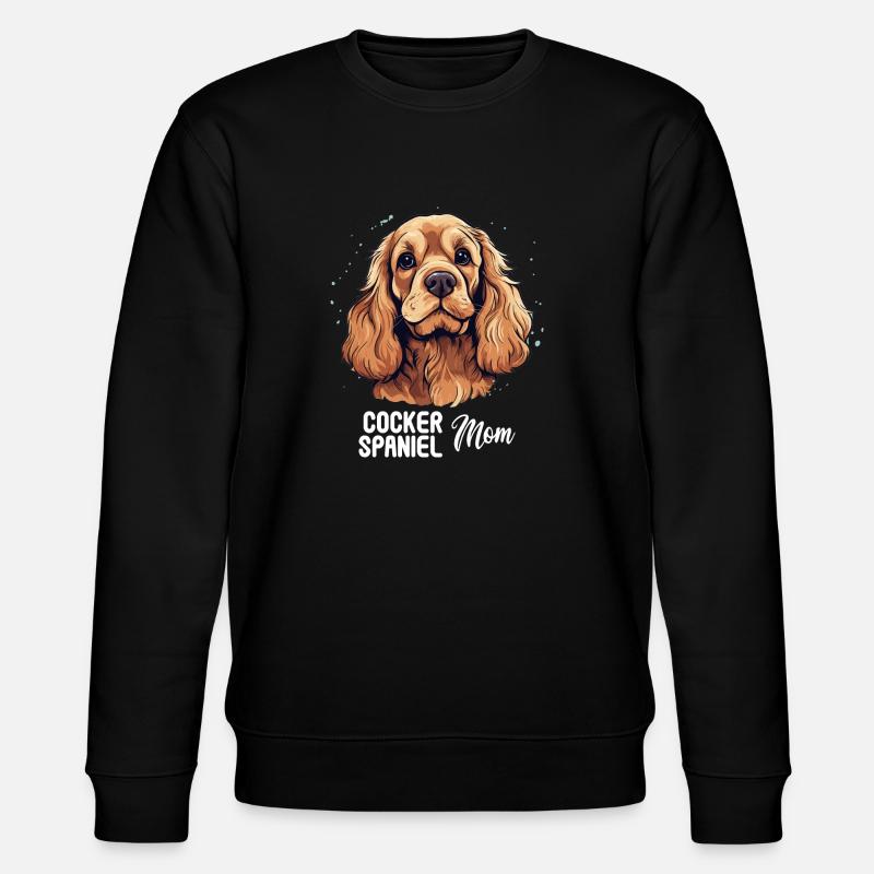 Hund Cocker Spaniel - Stanley/Stella Unisex Bio-Sweatshirt CHANGER - Schwarz