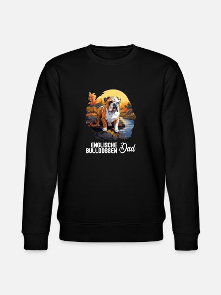 Chien Bouledogue anglais - Sweat bio CHANGER Stanley/Stella Unisexe - noir
