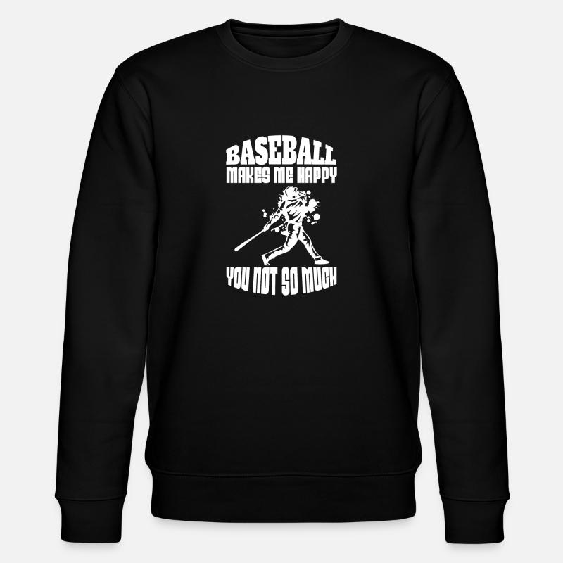 Baseballer Baseball Baseballteam Baseballspieler - Stanley/Stella Unisex Bio-Sweatshirt CHANGER - Schwarz