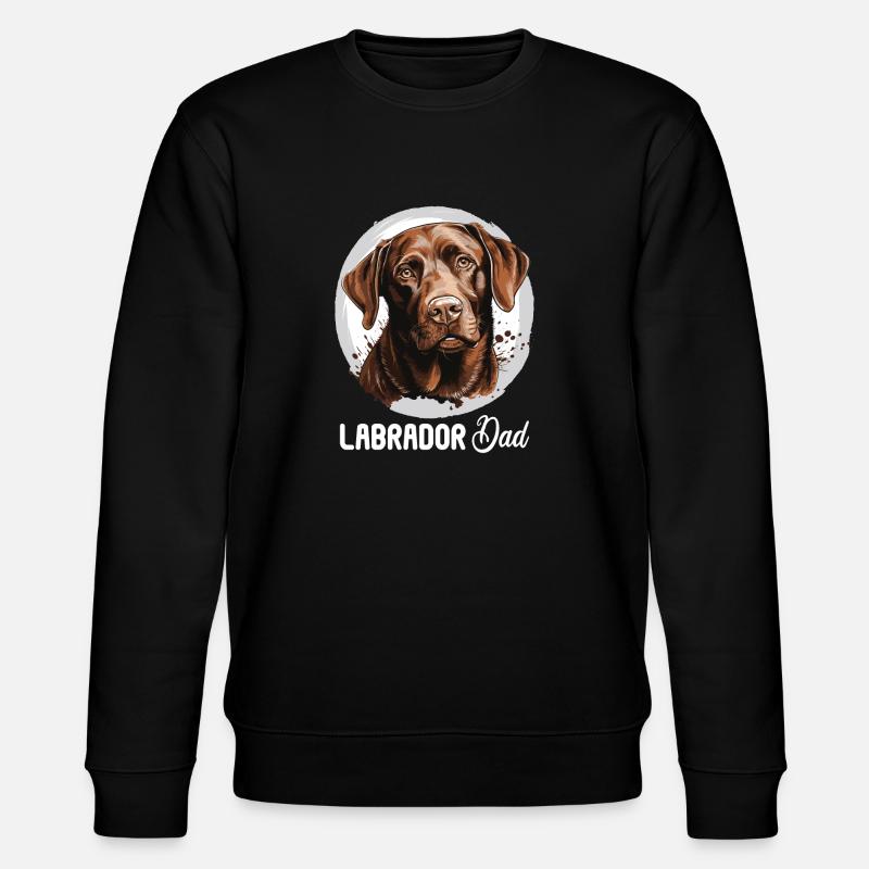 Labrador - Stanley/Stella Unisex Bio-Sweatshirt CHANGER  - Schwarz