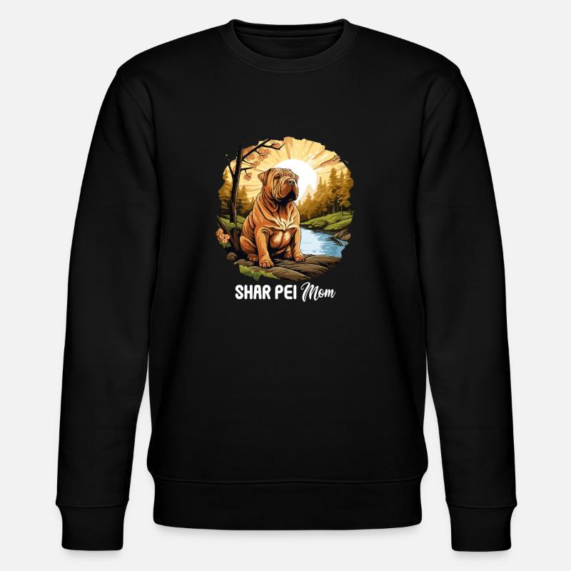 Shar Pei - Stanley/Stella Unisex Bio-Sweatshirt CHANGER  - Schwarz
