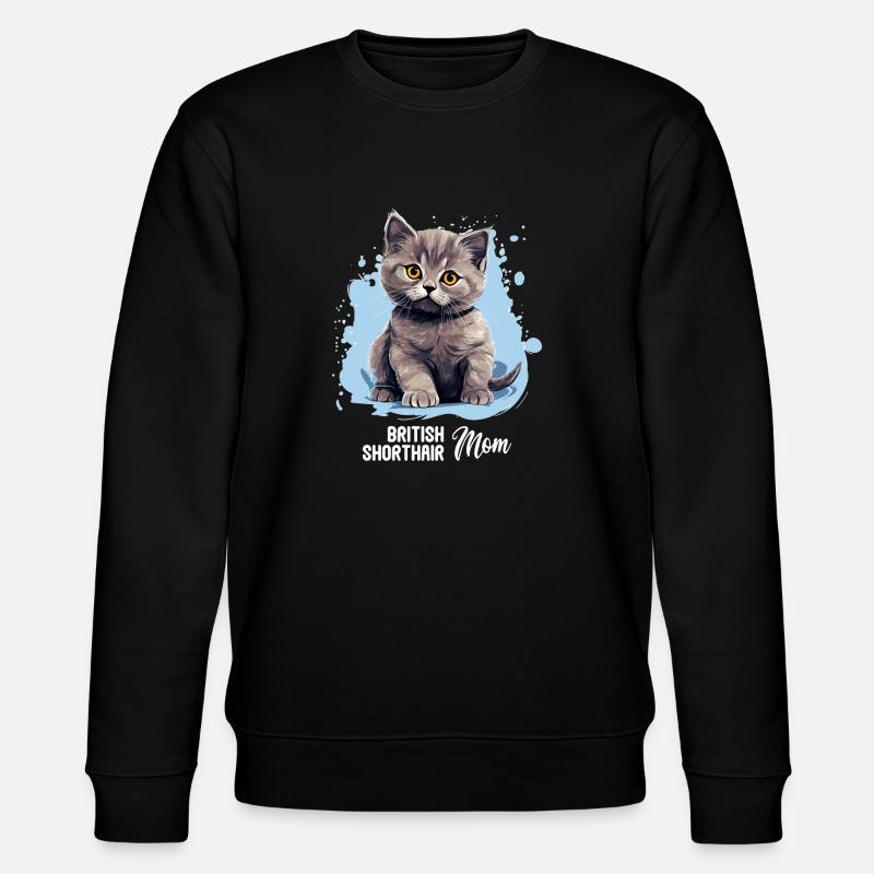 British Shorthair - Sweat bio CHANGER Stanley/Stella Unisexe - noir