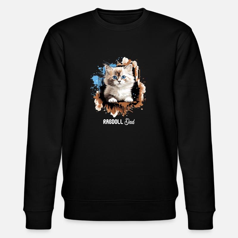 Ragdoll - Stanley/Stella CHANGER Unisex Organic Sweatshirt - black