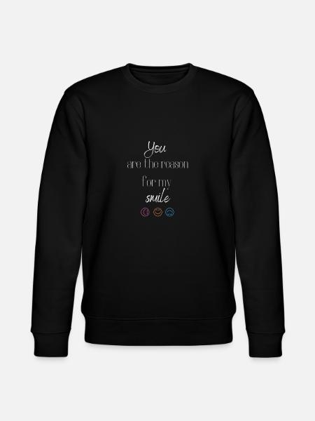 Smile - Stanley/Stella Unisex Bio-Sweatshirt CHANGER  - Schwarz