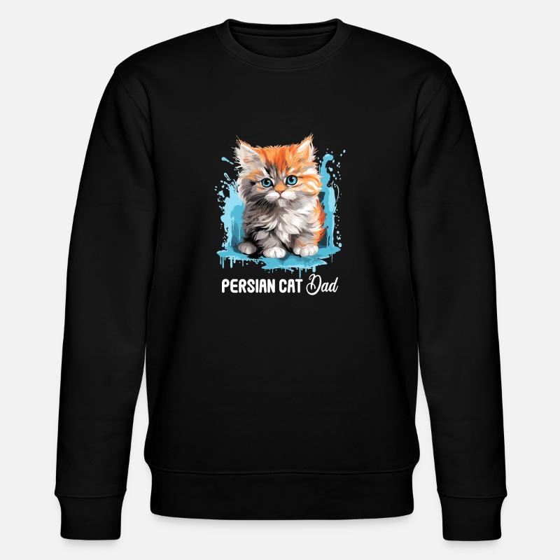 Persian Cat Perser Katze - Stanley/Stella CHANGER Unisex Organic Sweatshirt - black