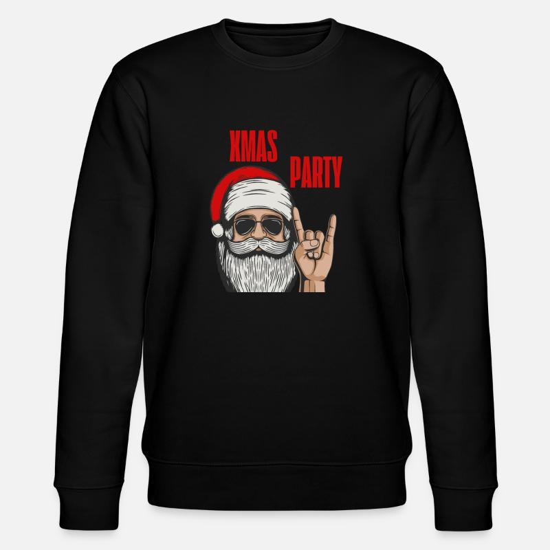 Cool Xmas Party | XMAS - Sweat bio CHANGER Stanley/Stella Unisexe - noir