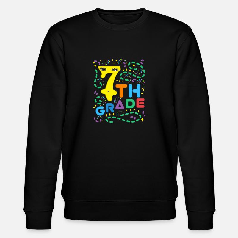 Seventh grade - Stanley/Stella Unisex Bio-Sweatshirt CHANGER  - Schwarz