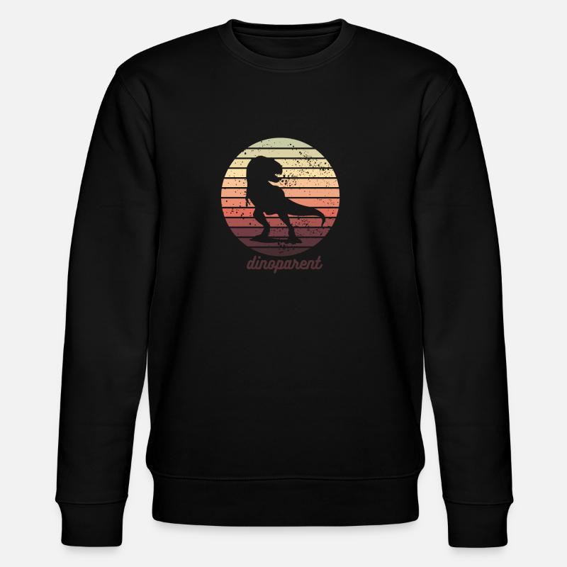 Dinoparent - Stanley/Stella Unisex Bio-Sweatshirt CHANGER  - Schwarz