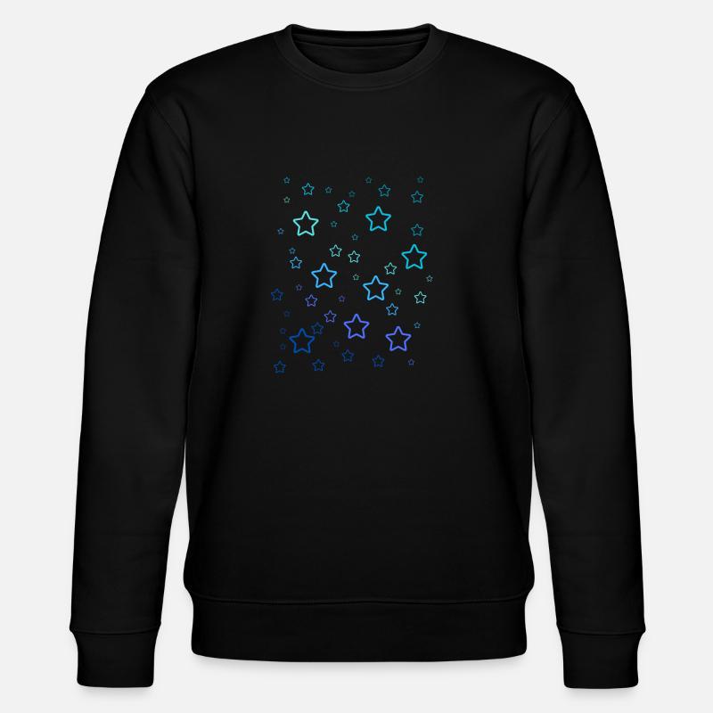 Étoiles arc-en-ciel - Sweat bio CHANGER Stanley/Stella Unisexe - noir