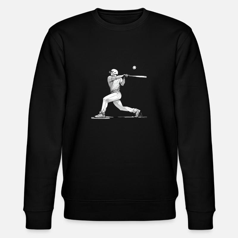 BASEBALL - Stanley/Stella Unisex Bio-Sweatshirt CHANGER  - Schwarz