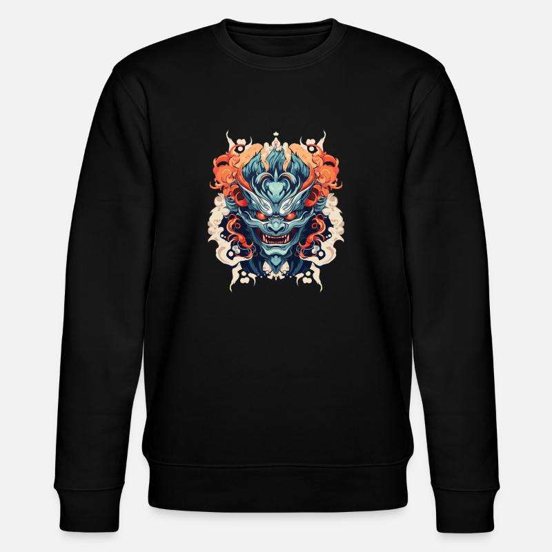 Oni Demon - Stanley/Stella CHANGER Unisex Organic Sweatshirt - black