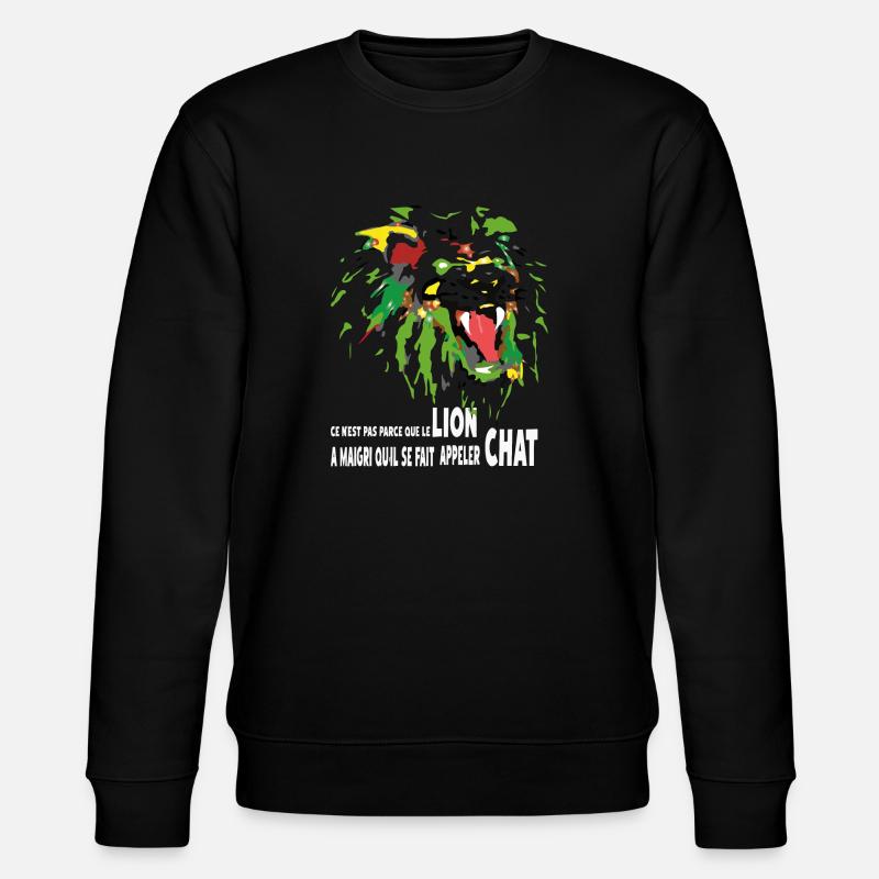 Légende des lions - Sweat bio CHANGER Stanley/Stella Unisexe - noir