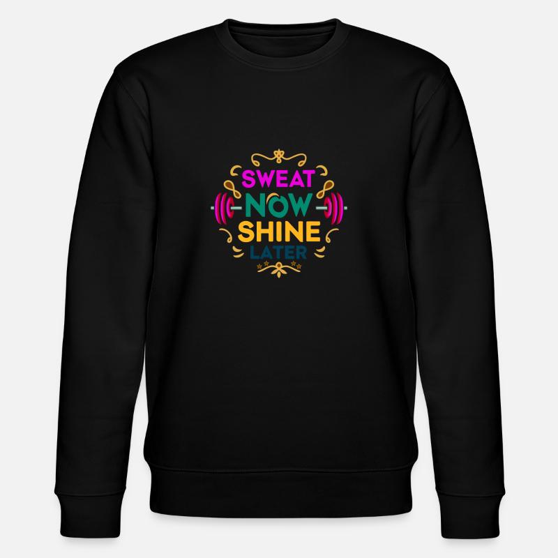 FITNESS-TSHIRT - Stanley/Stella Unisex Bio-Sweatshirt CHANGER  - Schwarz