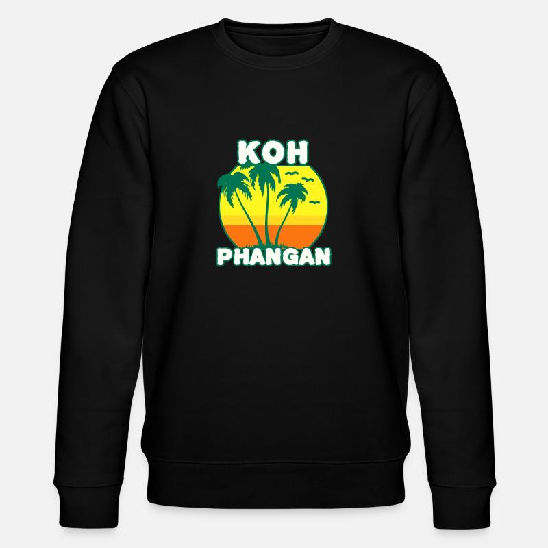 Koh Phangan - Sweat bio CHANGER Stanley/Stella Unisexe - noir