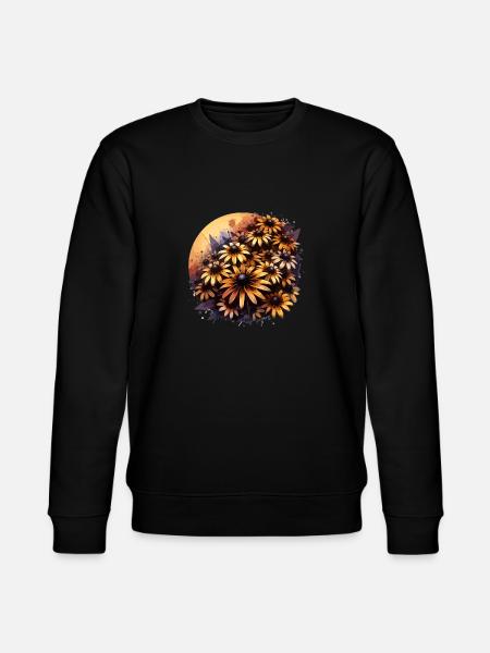 Black-eyed Susannen drawn - Stanley/Stella CHANGER Unisex Organic Sweatshirt - black