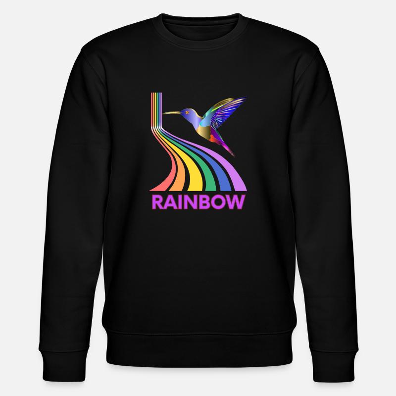 Rainbow - Stanley/Stella CHANGER Unisex Organic Sweatshirt - black