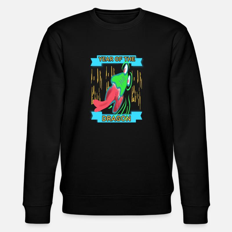 Année du Dragon 2024 - Sweat bio CHANGER Stanley/Stella Unisexe - noir