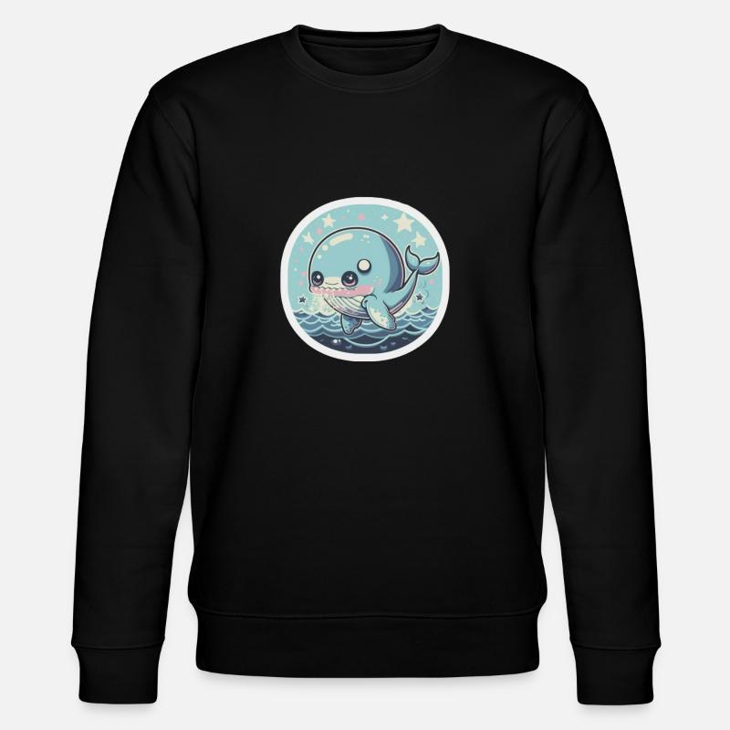 Wal-Liebhaber - Stanley/Stella Unisex Bio-Sweatshirt CHANGER  - Schwarz