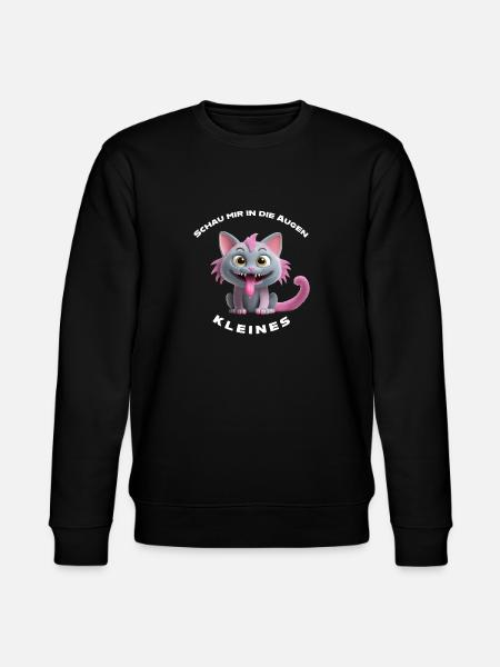 Regarde-moi dans les yeux petit - Sweat bio CHANGER Stanley/Stella Unisexe - noir