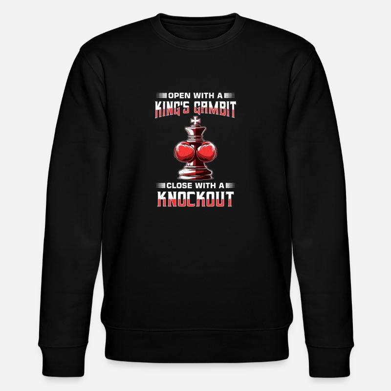 Boxe d’échecs - Sweat bio CHANGER Stanley/Stella Unisexe - noir