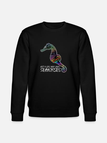 Seahorse Ocean Seahorses - Stanley/Stella CHANGER Unisex Organic Sweatshirt - black