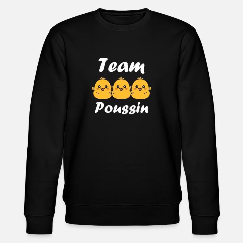 Humour petit poussin - Sweat bio CHANGER Stanley/Stella Unisexe - noir