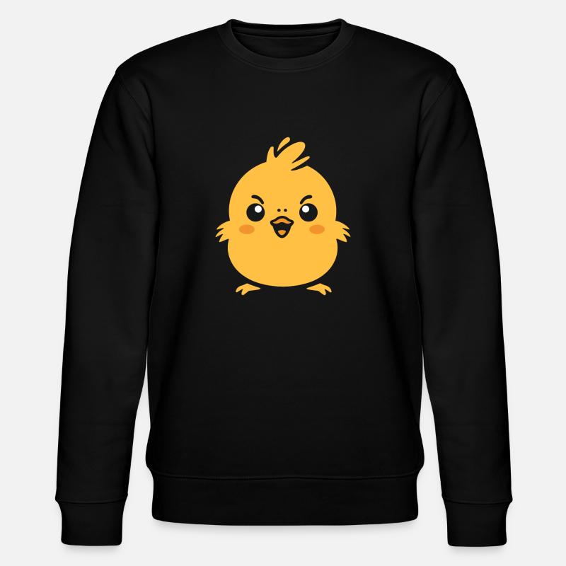 Petit poussin jaune - Sweat bio CHANGER Stanley/Stella Unisexe - noir