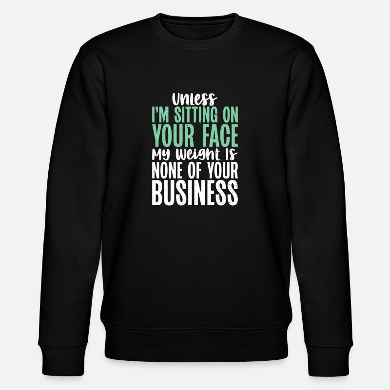 Cadeaux de graisse drôles - Sweat bio CHANGER Stanley/Stella Unisexe - noir