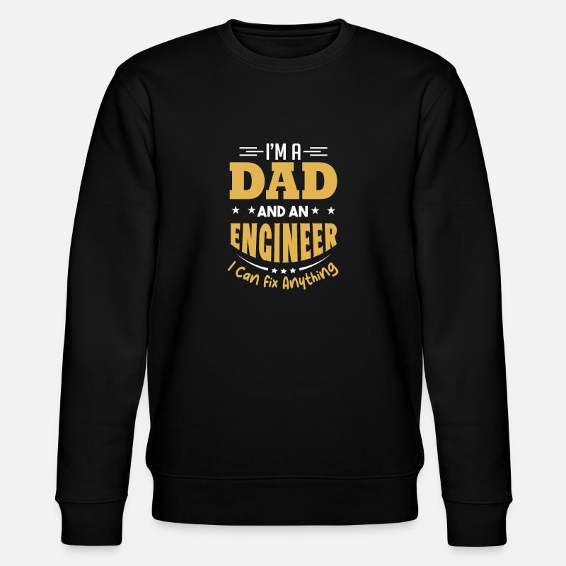 Dad - Stanley/Stella CHANGER Unisex Organic Sweatshirt - black