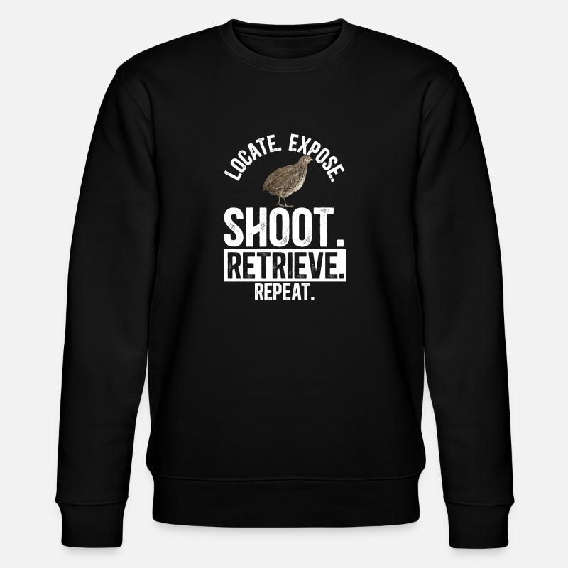 Oiseau de caille - Sweat bio CHANGER Stanley/Stella Unisexe - noir