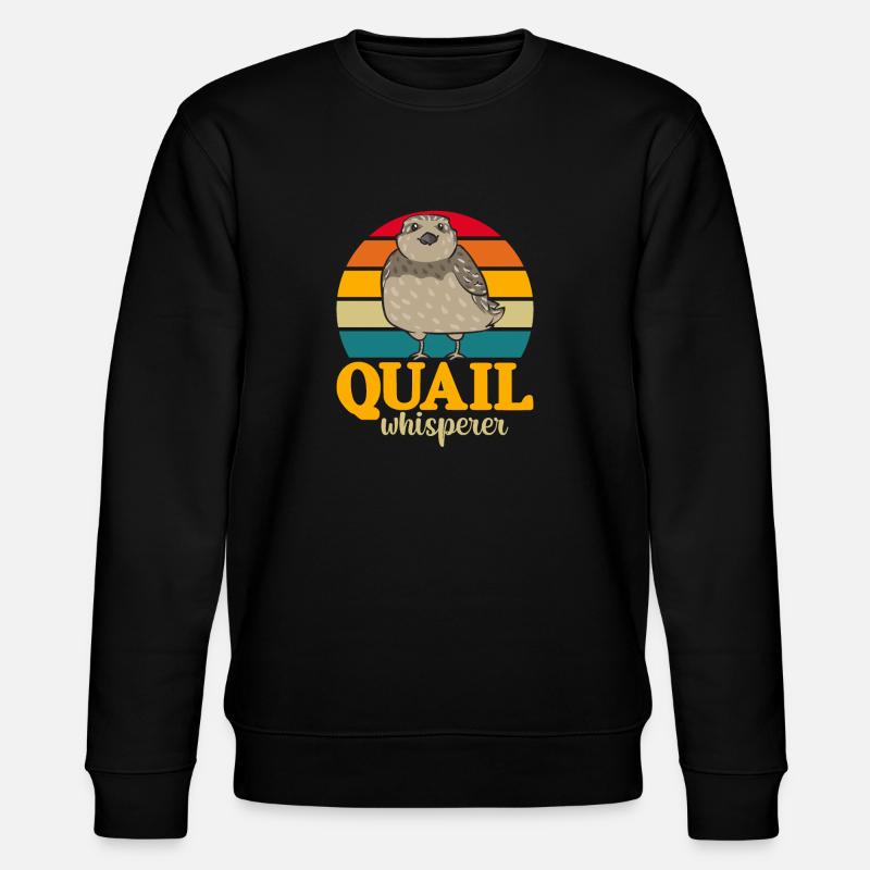 Oiseau de caille - Sweat bio CHANGER Stanley/Stella Unisexe - noir