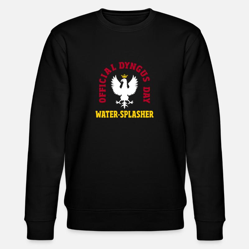 PolniscŚmigus-Dyngus Wasserspritzer - Stanley/Stella Unisex Bio-Sweatshirt CHANGER - Schwarz