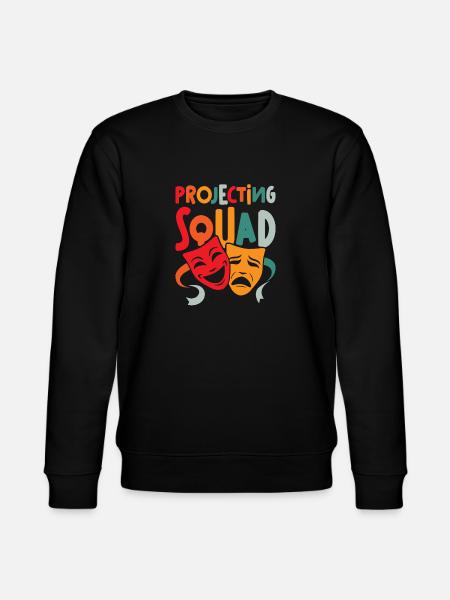 Schauspiellehrer Projecting Squad - Stanley/Stella Unisex Bio-Sweatshirt CHANGER  - Schwarz