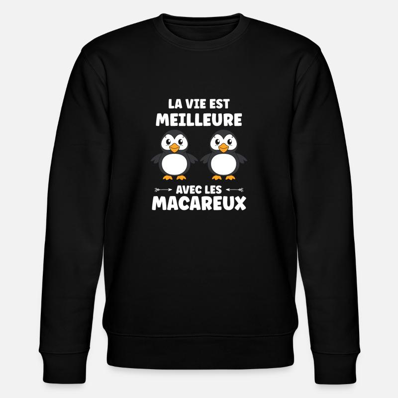 macareux - Sweat bio CHANGER Stanley/Stella Unisexe - noir