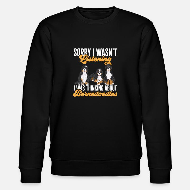 Chien Bernedoodle - Sweat bio CHANGER Stanley/Stella Unisexe - noir