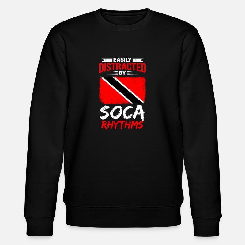 Soca Dance Trinidad Tobago - Stanley/Stella CHANGER Unisex Organic Sweatshirt - black