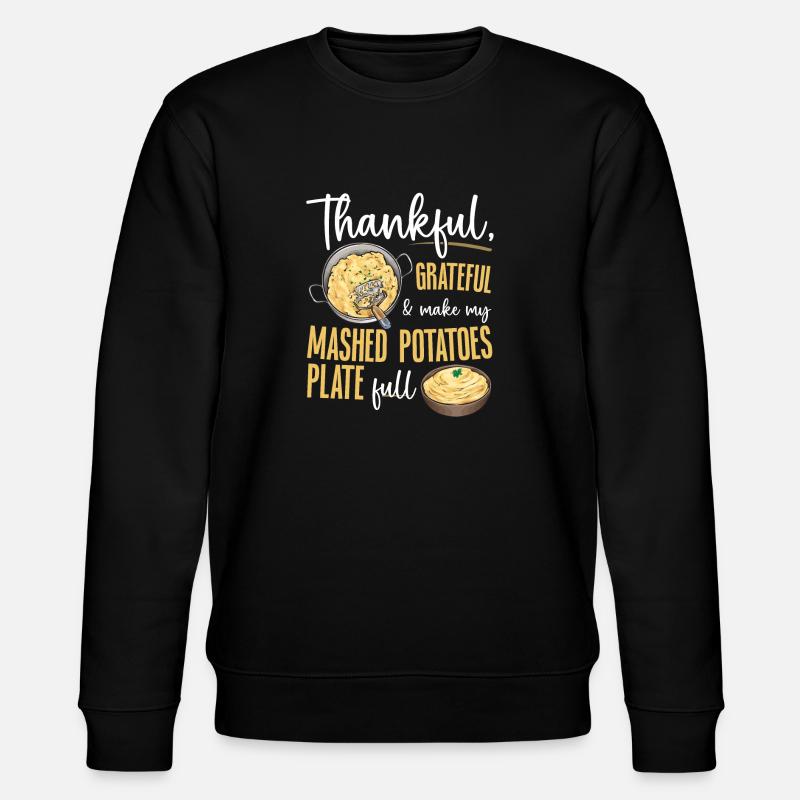 Mashed potatoes Mashed potatoes - Stanley/Stella CHANGER Unisex Organic Sweatshirt - black