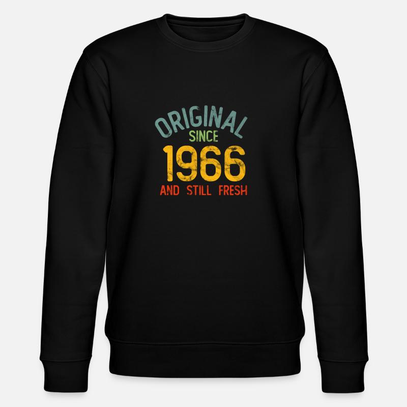 Millésime 1966 - Sweat bio CHANGER Stanley/Stella Unisexe - noir