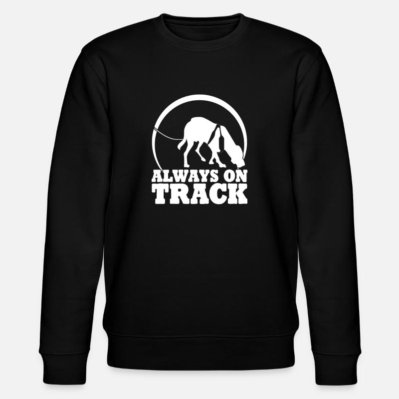 Mantrailing Mantrailer Dog - Stanley/Stella Unisex Bio-Sweatshirt CHANGER  - Schwarz