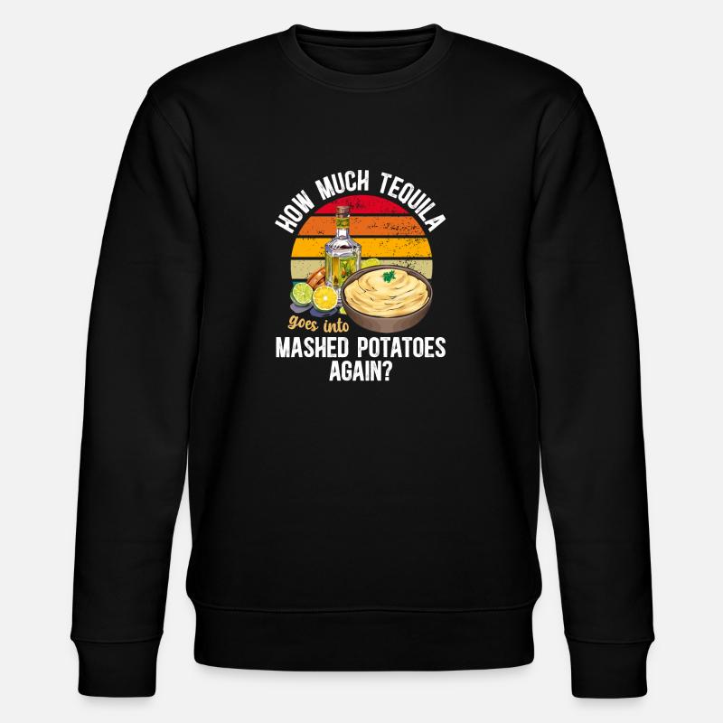 Mashed potatoes Mashed potatoes - Stanley/Stella CHANGER Unisex Organic Sweatshirt - black