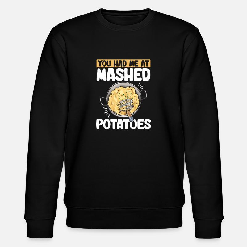 Mashed potatoes Mashed potatoes - Stanley/Stella CHANGER Unisex Organic Sweatshirt - black