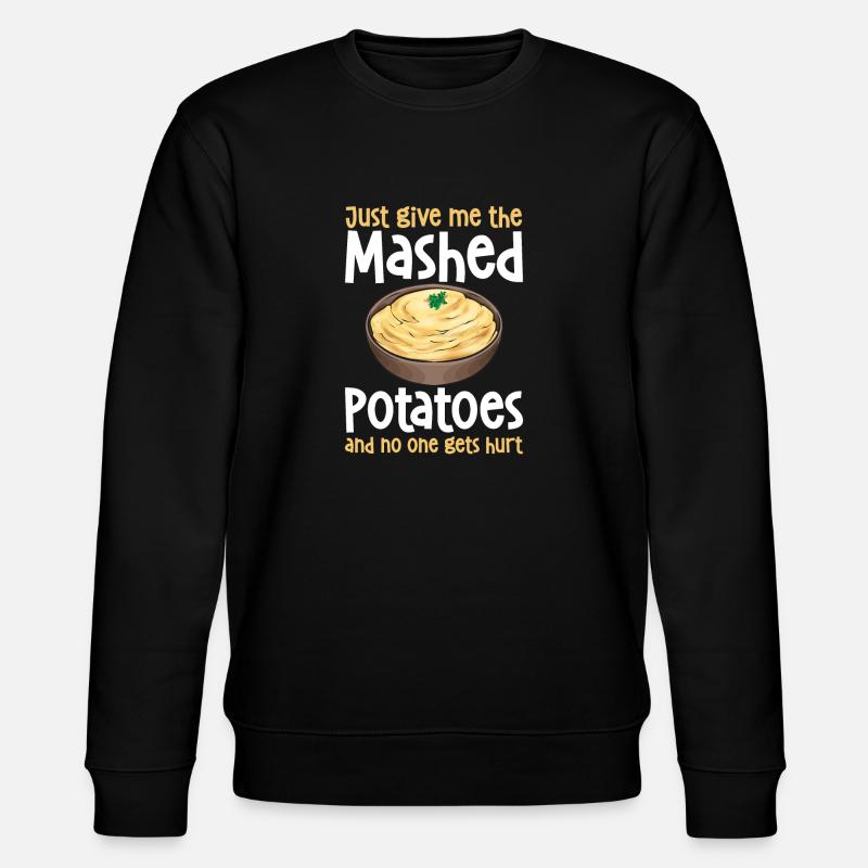 Mashed potatoes Mashed potatoes - Stanley/Stella CHANGER Unisex Organic Sweatshirt - black