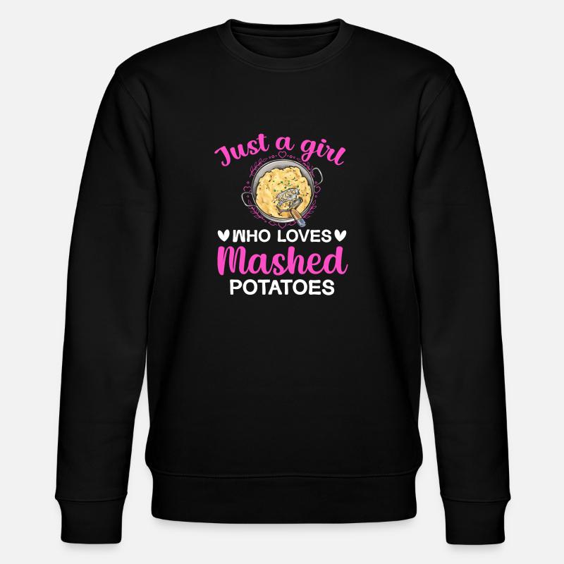 Mashed potatoes Mashed potatoes - Stanley/Stella CHANGER Unisex Organic Sweatshirt - black
