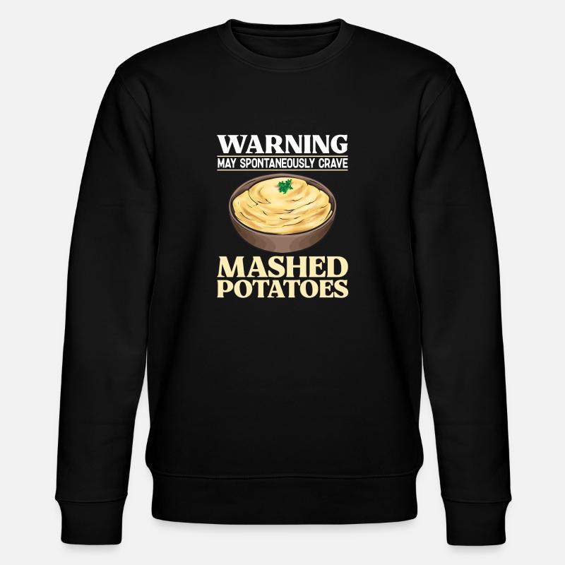 Mashed potatoes Mashed potatoes - Stanley/Stella CHANGER Unisex Organic Sweatshirt - black