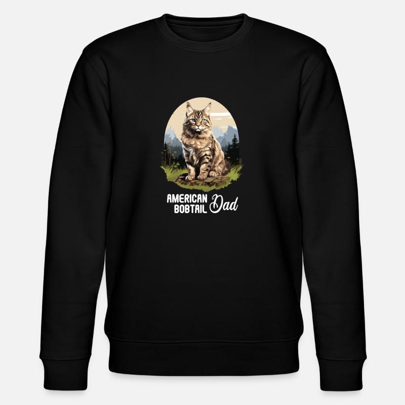 Chat Chats American Bobtail - Sweat bio CHANGER Stanley/Stella Unisexe - noir