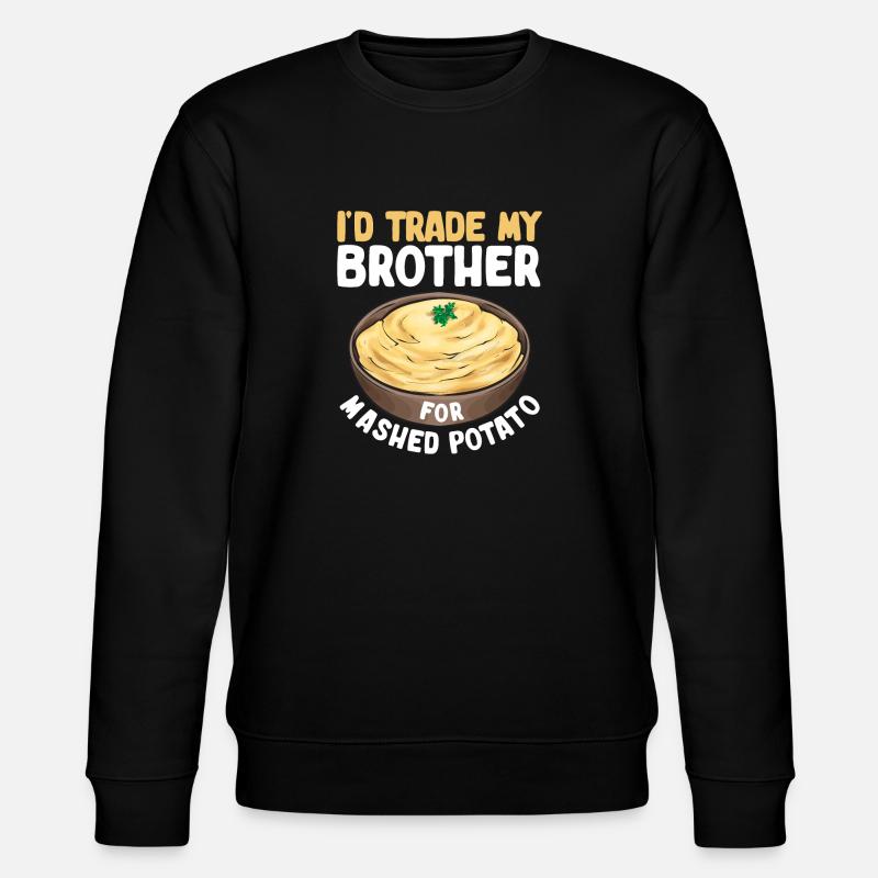 Mashed potatoes Mashed potatoes - Stanley/Stella CHANGER Unisex Organic Sweatshirt - black