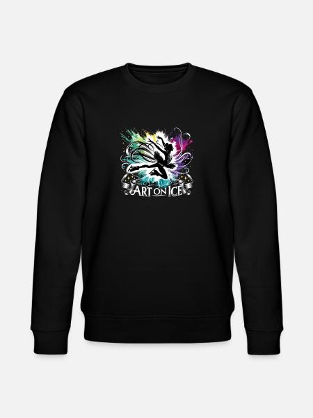 Ice Skating Ice Skaters - Stanley/Stella CHANGER Unisex Organic Sweatshirt - black