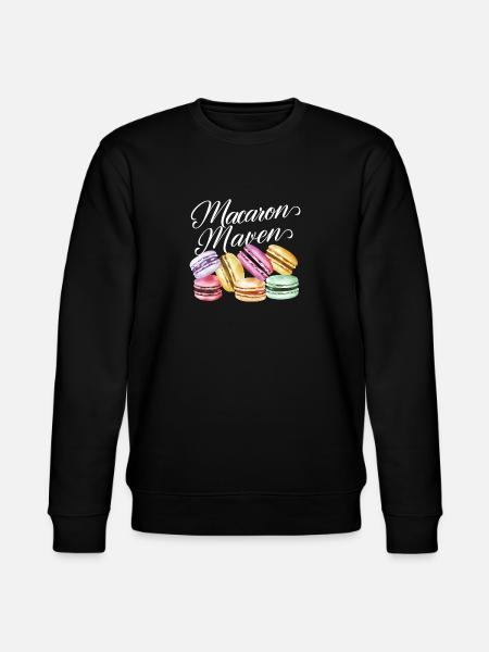 Macaron lovers French macarons - Stanley/Stella CHANGER Unisex Organic Sweatshirt - black