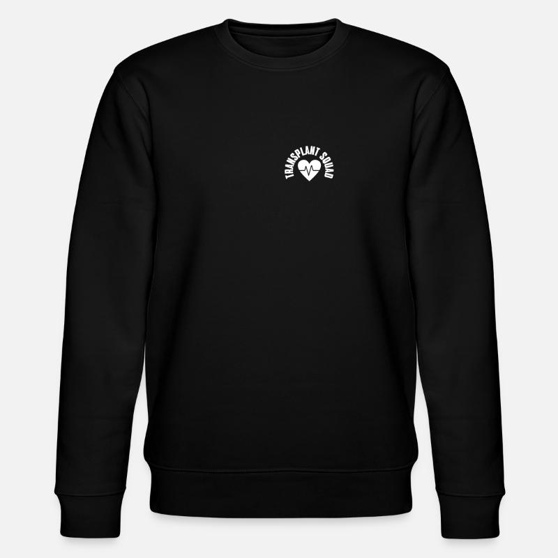 Transplantions Squad Pocket Design - Stanley/Stella CHANGER Unisex Organic Sweatshirt - black