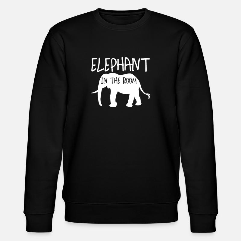 Éléphants Blague Éléphant - Sweat bio CHANGER Stanley/Stella Unisexe - noir
